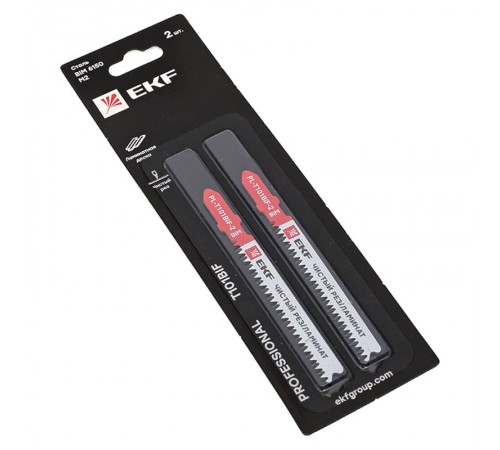 Пилки для электролобзика T101BIF (чистовой рез ламината)(BIM)(2 шт)  pl-t101bif-2  EKF