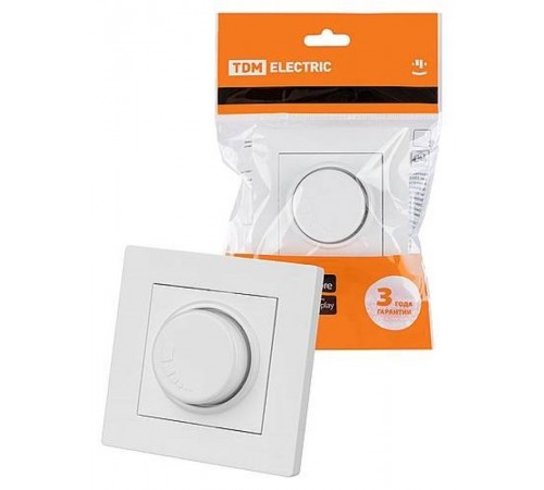 Светорегулятор 300 Вт белый "Сенеж"   SQ1816-0028  TDM