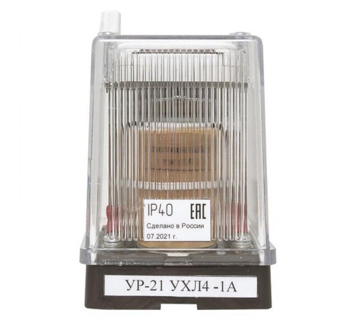 Указательное реле, постоянного тока, ток срабатывания 0,16А, переднее присоединение, исполнение УХЛ4  ur21pt0.16app  EKF