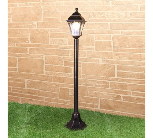 Светильник садово-парковый Apus F черное золото (GL 1009F)  a043117  Elektrostandard