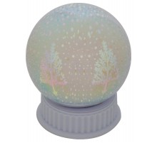 Шар с внутренней проекцией Новогодний лес  ENGDS-14   3*AAA, IP20  Б0051950  ЭРА