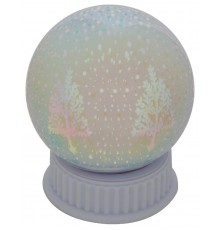 Шар с внутренней проекцией Новогодний лес  ENGDS-14   3*AAA, IP20  Б0051950  ЭРА