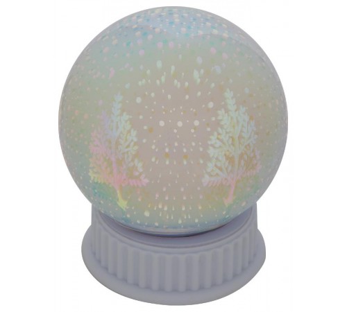 Шар с внутренней проекцией Новогодний лес  ENGDS-14   3*AAA, IP20  Б0051950  ЭРА