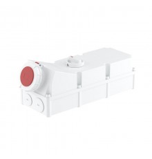 Розетка наружной уст. с мех-ой блокировкой и боковым расположением разъема IP67 125А 3P+E 400В  DIS50312586  DKC