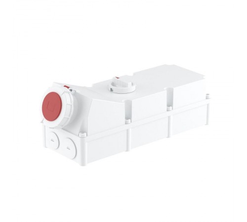 Розетка наружной уст. с мех-ой блокировкой и боковым расположением разъема IP67 125А 3P+E 400В  DIS50312586  DKC