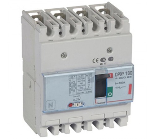Автоматический выключатель DPX3 160 термомагнитный расцепитель 36кА 400В 4П 100А  420095  Legrand