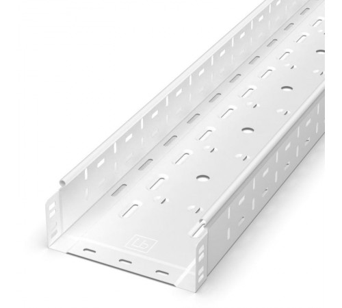 Лоток перфорированный Стандарт 200х80х3000 (0,8 мм) RAL 9003 (6 м/уп)  PR16.10328  Промрукав