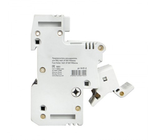 Предохранитель-разъединитель для ПВЦ 14x51 2P (с индикацией)  pr-14-51-2  EKF