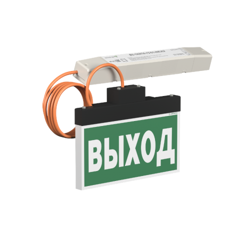 Световой указатель аварийного освещения BS-YANTA-73-S1-INEXI2 Black  a18105  Белый свет