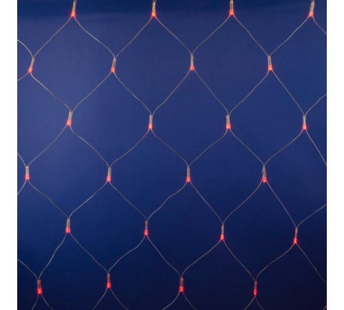 Гирлянда-сетка светодиодная  с контроллером  ULD-N2520-240/DTA RED IP20  240 диодов 2.5х2 м красная IP20 шнур прозр.  07940  Uniel