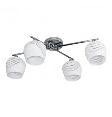 Светильник 11271-7/4 хром (Плафон 8317) НПБ 01-4х60-126 Е27  1005404856  Элетех