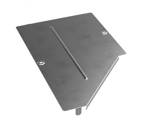 Крышка переходника левого Стандарт INOX (AISI 304) 500х300  PR16.4307  Промрукав