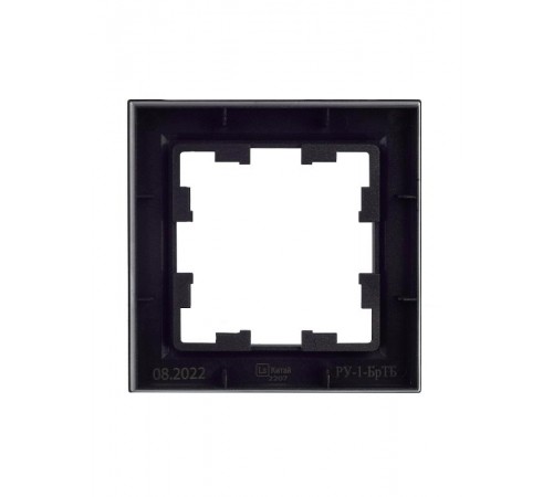 BRITE Рамка 1-ая РУ-1-БрТБ темная бронза  BR-M12-K45  IEK