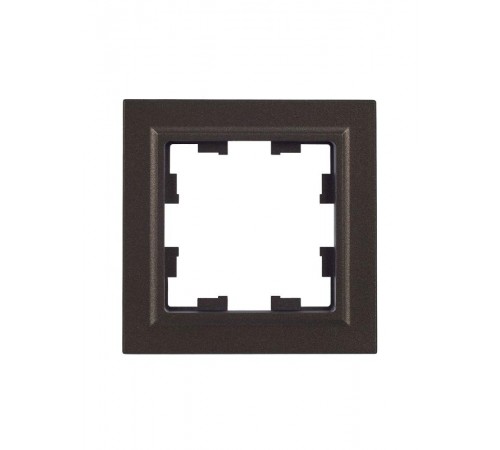 BRITE Рамка 1-ая РУ-1-БрТБ темная бронза  BR-M12-K45  IEK