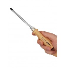 Отвертка с деревянной рукояткой ударная PH 3Х150  33730590  Felo