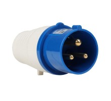 Вилка 023-32А-6h-220AC-2P+PE-IP44  222736  КЭАЗ