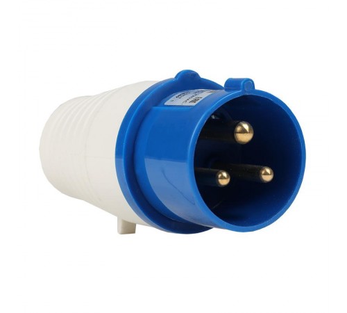 Вилка 023-32А-6h-220AC-2P+PE-IP44  222736  КЭАЗ