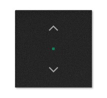 ABB Levit Антрацит Клавиша 1-ая с символом жалюзи free@home  6220H-A01002 63  2CHH621002A4063  ABB