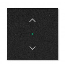 ABB Levit Антрацит Клавиша 1-ая с символом жалюзи free@home  6220H-A01002 63  2CHH621002A4063  ABB