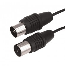 ВЧ кабель, ТВ гнездо - ТВ штекер, длина 7 метров, чeрный  17-5015  REXANT