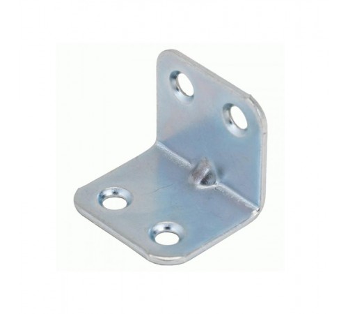 Угол мебельный широкий 30х30х40 (5 шт) цинк - пакет ( 0,18 кг)  110090  Tech-KREP