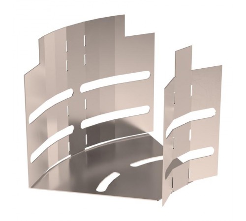 Угол горизонтальный изменяемый 0-45 градусов Стандарт INOX (AISI 409) 100х100  PR16.3646  Промрукав