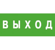 Пиктограмма (Наклейка) Выход (150х300)  1001150300  АСТЗ