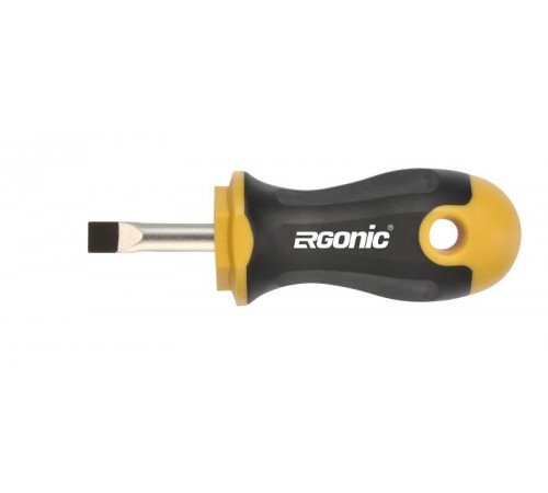 Отвертка плоская Ergonic Stubby SL5,5х25  46005510  Felo