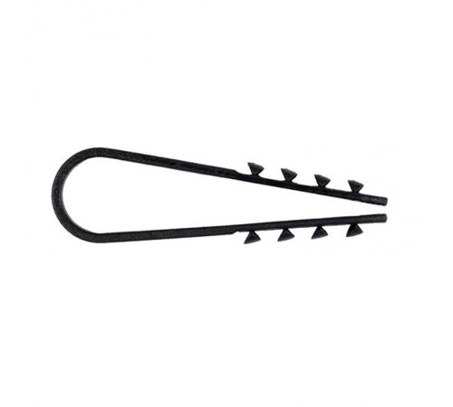 Дюбель-хомут для круглого кабеля (11-18мм) черный (50шт.) EKF PROxima  plc-ncs50-11x18b  EKF