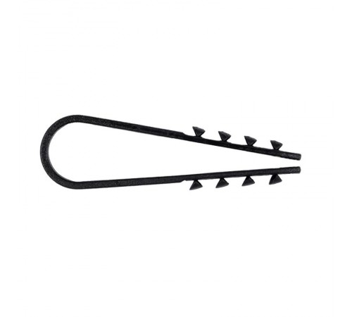 Дюбель-хомут для круглого кабеля (11-18мм) черный (50шт.) EKF PROxima  plc-ncs50-11x18b  EKF