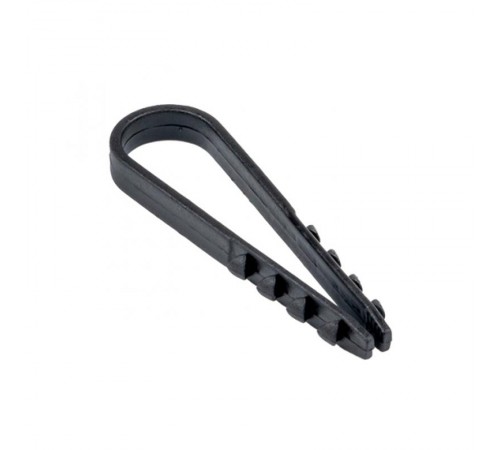Дюбель-хомут для круглого кабеля (11-18мм) черный (50шт.) EKF PROxima  plc-ncs50-11x18b  EKF