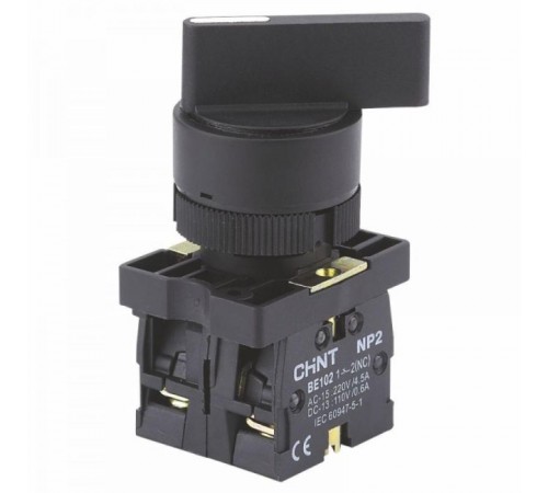 Переключатель NP2-EJ23, 2 положения фиксацией, 1НЗ, IP40 (R)  575540  CHINT