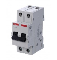Выключатель автоматический двухполюсный BMS412C06 6А C 4,5кА (BMS412C06)  2CDS642041R0064  ABB