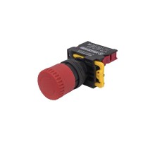 ВК22-ES442-65У1, красный, 1НЗ, гриб с фиксацией 30мм, d22мм, IP65, выключатель кнопочный  (ЭТ)   ET020018   Электротехник