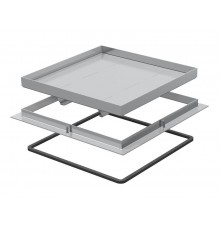 Усиленная кассетная рамка RK SL1 282x282x25 мм (сталь) (RK SL1 V2 25)  7405896  OBO Bettermann