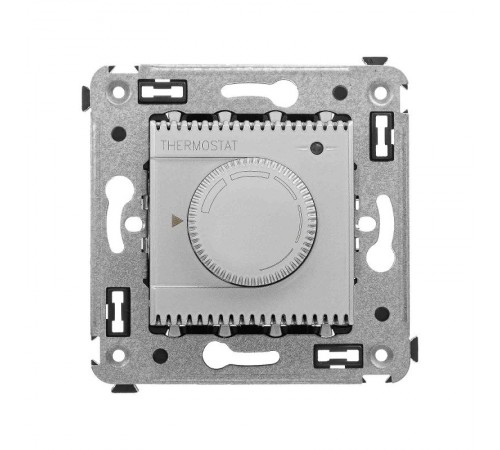 Термостат для теплых полов в стену, "Avanti", "Закаленная сталь"  4404163  DKC