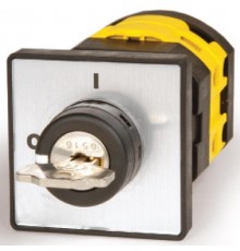 Серебр.площадка и ручка с ключом, 48х48, отв. 22 мм  AZ5701  DKC