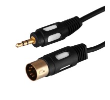 Шнур DIN 5 Pin - Stereo 3,5 мм, длина 1,5 метра (GOLD)  17-2502  REXANT