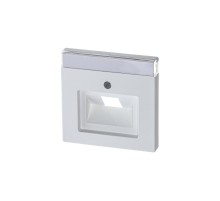 Накладкадля 1-постовой телекоммуникационной розетки 0213, 0216, серия solo/future, цвет белый бархат  1710-0-3889   2CKA001710A3889  ABB
