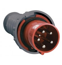 Вилка 035 3Р+РЕ+N 63А 380В IP54  PSR02-063-5  IEK