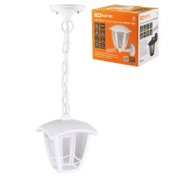 Светильник садово-парковый "СИТИ" НСУ 07-60-001 У1 4-х гранник подвесной белый  SQ0330-1313  TDM