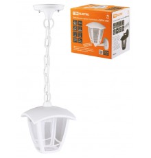 Светильник садово-парковый "СИТИ" НСУ 07-60-001 У1 4-х гранник подвесной белый  SQ0330-1313  TDM