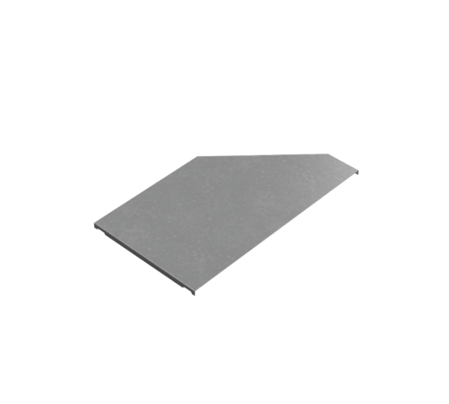 Крышка переходника левого 300-500 мм "ПЛЮС" HD  KPDplus300-500-L HD   КМ-профиль