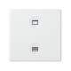 Сенсорный 2-кл выключатель с тематической маркировкой Т2, белый  8000624-030  Simon