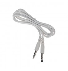 Аудиокабель 3,5 мм штекер-штекер 1 м белый  18-1110  REXANT