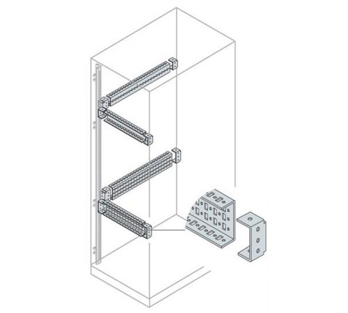 Траверса С-образная,H=100;L=600мм,2 шт.  EB1060  ABB