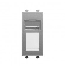 Адаптер для Keystone, "Avanti", "Закаленная сталь", 1 модуль  4404201  DKC