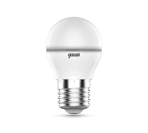 Лампа светодиодная Шар G45 6W E27 RGBW+димирование LED 1/100  105102406  Gauss