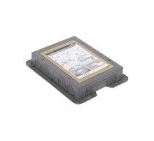 Simon Connect Монтажная коробка для люков SF200-1, KF200-1, 52050202-035, в бетон, глубина 54,5-90 мм, пластик  G201  Simon