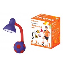 Светильник настольный на основании Футбольный мяч 40Вт ЛН/КЛЛ/LED Е27 фиолетово-красный  SQ0337-0050  TDM